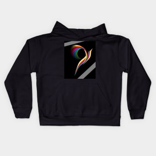 Unique Bird Design Kids Hoodie